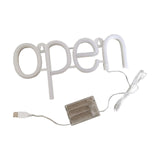 Maxbell LED Open Sign Lighting Light Neon Lights Game Store Room Battery Power Lamp