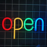 Maxbell LED Open Sign Lighting Light Neon Lights Game Store Room Battery Power Lamp