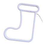 Maxbell Neon Lights Sign Christmas Socks USB & Battery Powered for Restaurant Decor