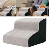 Maxbell Soft Pet Dog Stairs Ladder Ramp Climbing Non Slip Stairs Indoor Bed Sofa 2 Stair 39cmx31cm