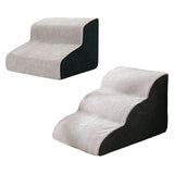 Maxbell Soft Pet Dog Stairs Ladder Ramp Climbing Non Slip Stairs Indoor Bed Sofa 2 Stair 39cmx31cm