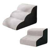 Maxbell Soft Pet Dog Stairs Ladder Ramp Climbing Non Slip Stairs Indoor Bed Sofa 2 Stair 39cmx31cm