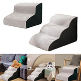 Maxbell Soft Pet Dog Stairs Ladder Ramp Climbing Non Slip Stairs Indoor Bed Sofa 2 Stair 39cmx31cm