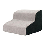 Maxbell Soft Pet Dog Stairs Ladder Ramp Climbing Non Slip Stairs Indoor Bed Sofa 2 Stair 39cmx31cm