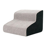 Maxbell Soft Pet Dog Stairs Ladder Ramp Climbing Non Slip Stairs Indoor Bed Sofa 2 Stair 39cmx31cm