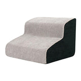 Maxbell Soft Pet Dog Stairs Ladder Ramp Climbing Non Slip Stairs Indoor Bed Sofa 2 Stair 39cmx31cm