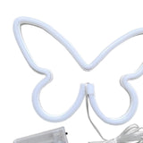 Maxbell Butterfly Neon Lamp Sign Night Light Hanging for Kids Room Bedroom