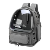 Maxbell Cat Carrier Backpack for Cat & Small Dog Portable Transparent for Hiking Grey