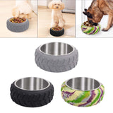 Maxbell Cat Food Bowls Cat and Dog Feeding Supplies Pet Feeding Dish Food Container Gray