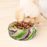 Maxbell Cat Food Bowls Cat and Dog Feeding Supplies Pet Feeding Dish Food Container Camo