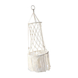 Maxbell Cat Hammock Tassel Beige Boho Tapestry Gifts for Wall Indoor Outdoor Garden