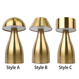 Maxbell Retro Style Coffee Table Lamp Touch Sensor Portable Night Light USB Charging StyleA