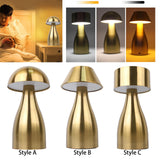 Maxbell Retro Style Coffee Table Lamp Touch Sensor Portable Night Light USB Charging StyleA