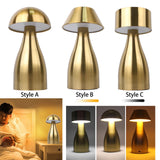Maxbell Retro Style Coffee Table Lamp Touch Sensor Portable Night Light USB Charging StyleA