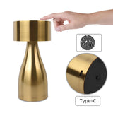 Maxbell Retro Style Coffee Table Lamp Touch Sensor Portable Night Light USB Charging StyleC