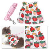 Maxbell Rabbit Vast Harness Pet Clothes Soft for Chinchilla Hedgehog Pet Supplies S