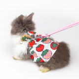 Maxbell Rabbit Vast Harness Pet Clothes Soft for Chinchilla Hedgehog Pet Supplies S