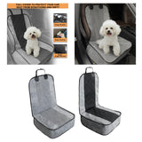 Maxbell Dog Car Seat Cover Anti Scratch Universal Easy to Clean Non Slip Copilot Gray