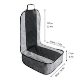 Maxbell Dog Car Seat Cover Anti Scratch Universal Easy to Clean Non Slip Copilot Black