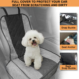 Maxbell Dog Car Seat Cover Anti Scratch Universal Easy to Clean Non Slip Copilot Black