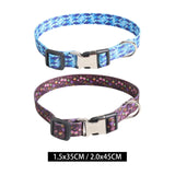 Maxbell Dog Collar Adjustable Heavy Duty Clip Buckle Puppy Collars Pet Cat Collar 1.5x35CM Flower