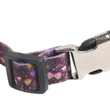 Maxbell Dog Collar Adjustable Heavy Duty Clip Buckle Puppy Collars Pet Cat Collar 1.5x35CM Flower