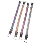 Maxbell Dog Collar Adjustable Heavy Duty Clip Buckle Puppy Collars Pet Cat Collar 1.5x35CM Flower