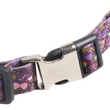 Maxbell Dog Collar Adjustable Heavy Duty Clip Buckle Puppy Collars Pet Cat Collar 2x45CM Flower