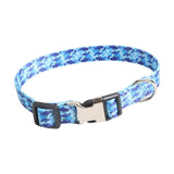 Maxbell Dog Collar Adjustable Heavy Duty Clip Buckle Puppy Collars Pet Cat Collar 1.5x35CM Whale