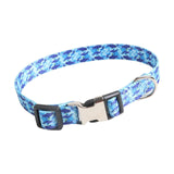 Maxbell Dog Collar Adjustable Heavy Duty Clip Buckle Puppy Collars Pet Cat Collar 2x45CM Whale