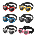 Maxbell Dog Goggles Wind Protection Cat Glasses Waterproof Small Dog Sunglasses Red