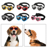 Maxbell Dog Goggles Wind Protection Cat Glasses Waterproof Small Dog Sunglasses Red