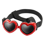 Maxbell Dog Goggles Wind Protection Cat Glasses Waterproof Small Dog Sunglasses Red