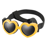 Maxbell Dog Goggles Wind Protection Cat Glasses Waterproof Small Dog Sunglasses Yellow