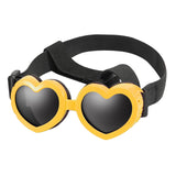 Maxbell Dog Goggles Wind Protection Cat Glasses Waterproof Small Dog Sunglasses Yellow
