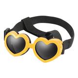 Maxbell Dog Goggles Wind Protection Cat Glasses Waterproof Small Dog Sunglasses Yellow