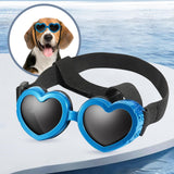 Maxbell Dog Goggles Wind Protection Cat Glasses Waterproof Small Dog Sunglasses Blue