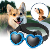Maxbell Dog Goggles Wind Protection Cat Glasses Waterproof Small Dog Sunglasses Blue