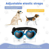 Maxbell Dog Goggles Wind Protection Cat Glasses Waterproof Small Dog Sunglasses Blue