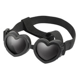 Maxbell Dog Goggles Wind Protection Cat Glasses Waterproof Small Dog Sunglasses Black