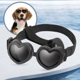 Maxbell Dog Goggles Wind Protection Cat Glasses Waterproof Small Dog Sunglasses Black