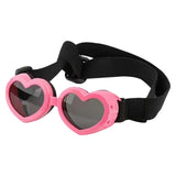 Maxbell Dog Goggles Wind Protection Cat Glasses Waterproof Small Dog Sunglasses Pink