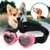 Maxbell Dog Goggles Wind Protection Cat Glasses Waterproof Small Dog Sunglasses Pink