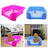 Maxbell Dog Toilet Puppy Potty Tray Indoor Outdoor Pet Pee Toilet for Medium Dogs Blue