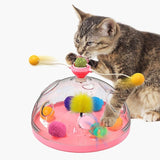 Maxbell Cat Windmill Pet Toy Educational Toys Accs Natural Catnip Exercise Playing Pink