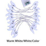 Maxbell LED Halloween String Light Decoration Lamp for Festival Bedroom Indoor Warm White