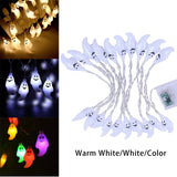 Maxbell LED Halloween String Light Decoration Lamp for Festival Bedroom Indoor Warm White