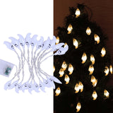 Maxbell LED Halloween String Light Decoration Lamp for Festival Bedroom Indoor Warm White