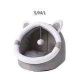 Maxbell cat Beds for Indoor Cats Cat House Kennel Pad Anti Slip Bottom S