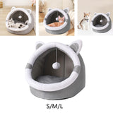 Maxbell cat Beds for Indoor Cats Cat House Kennel Pad Anti Slip Bottom S